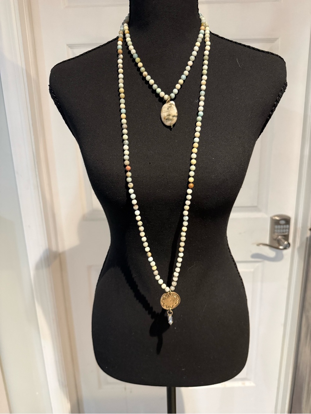Katia Designs howlite Necklace - I Am F#*@ing Powerful charm
